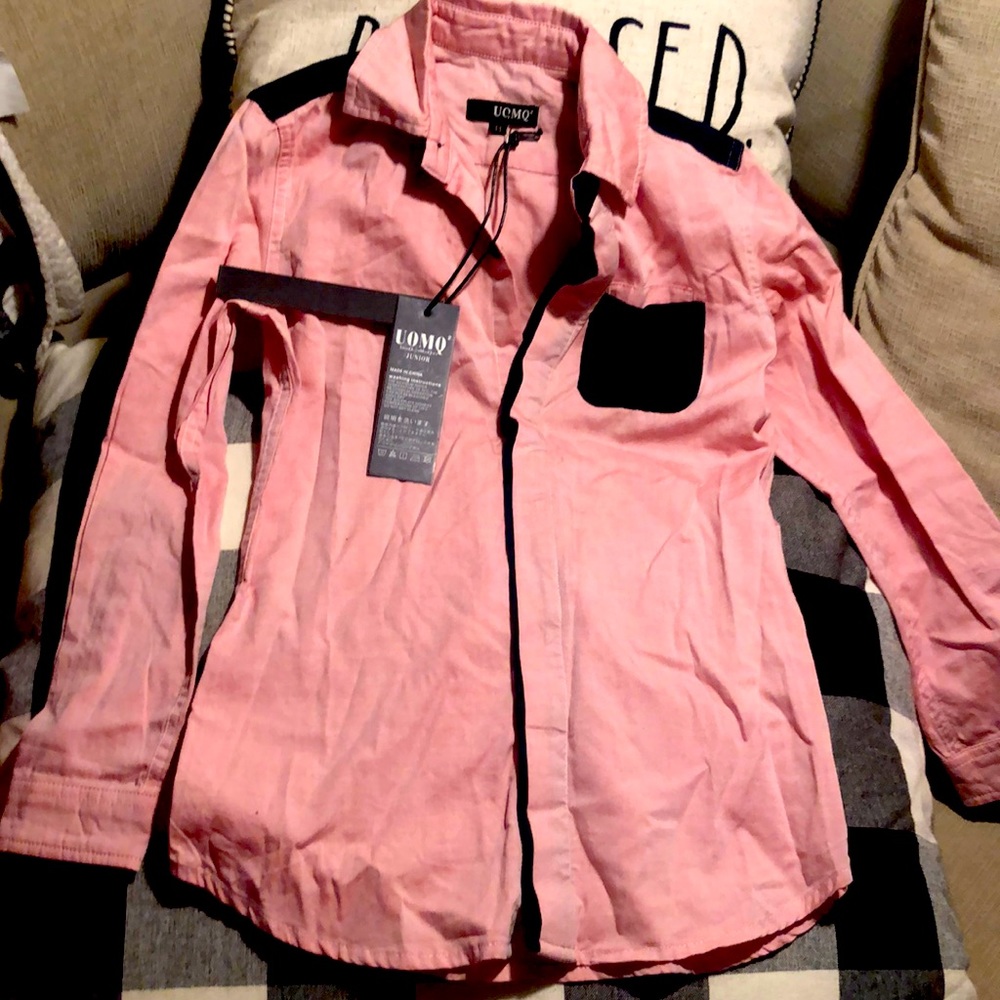 NWT Boutique UOMQ Long Sleeve Shirt - Picture 1 of 8